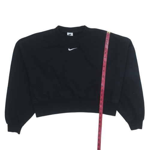 Womens UK Size S Nike Black Pullover Sweatshirt