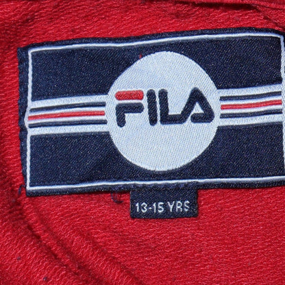 Boys UK Size 13-15 Years FILA Multicoloured Pullover Hoodie