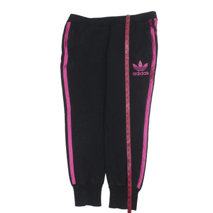 Womens UK Size 12 adidas Regular Fit Jogger Black Trousers