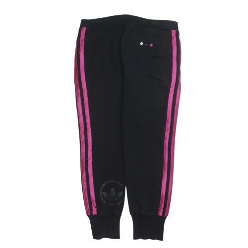 Womens UK Size 12 adidas Regular Fit Jogger Black Trousers