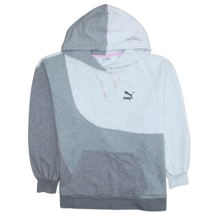 Womens UK Size S PUMA Grey Pullover Hoodie