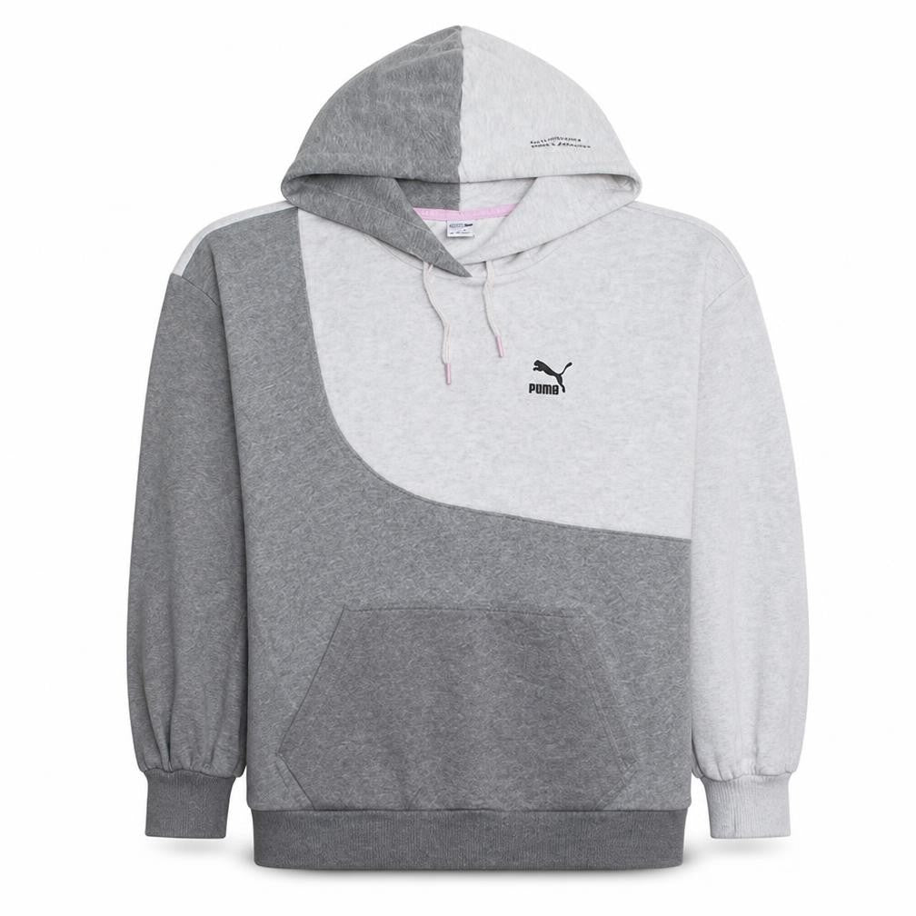 Womens UK Size S PUMA Grey Pullover Hoodie
