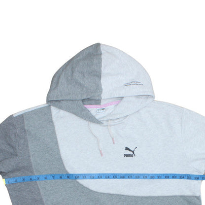 Womens UK Size S PUMA Grey Pullover Hoodie