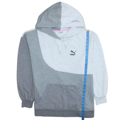 Womens UK Size S PUMA Grey Pullover Hoodie