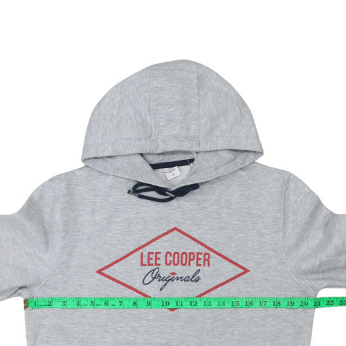 Womens UK Size M Lee Cooper Grey Pullover Hoodie