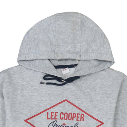 Womens UK Size M Lee Cooper Grey Pullover Hoodie
