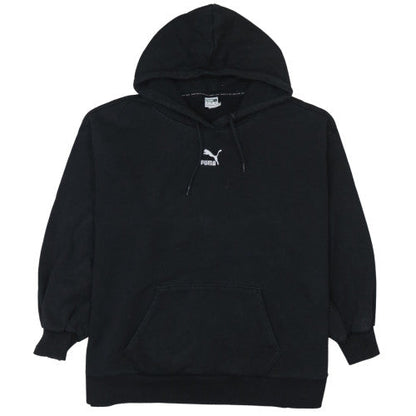 Womens UK Size M PUMA Black Pullover Hoodie