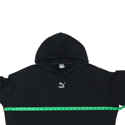 Womens UK Size M PUMA Black Pullover Hoodie