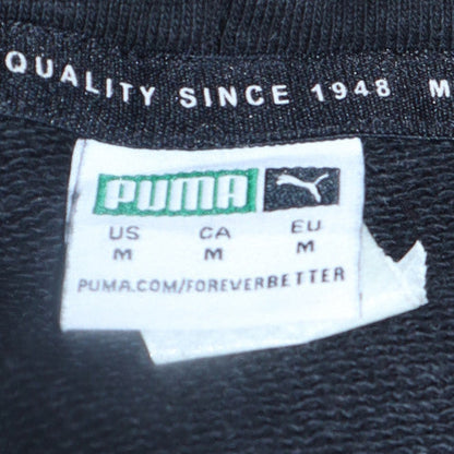 Womens UK Size M PUMA Black Pullover Hoodie