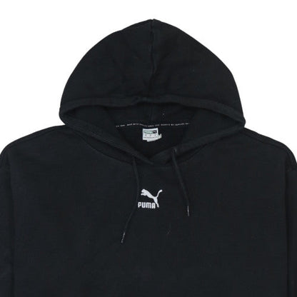 Womens UK Size M PUMA Black Pullover Hoodie