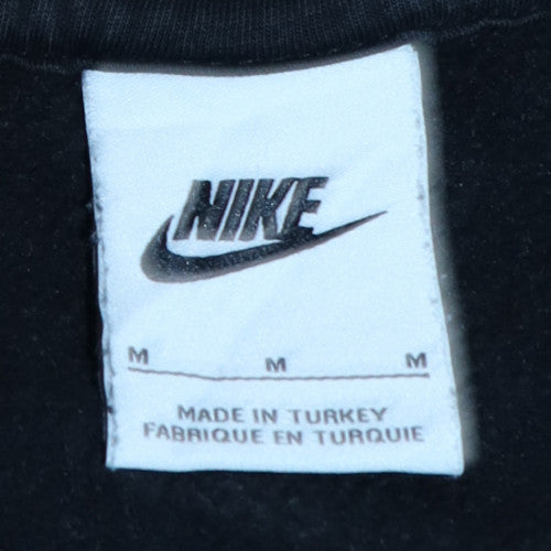 Mens UK Size M Nike Black Full Zip Hoodie