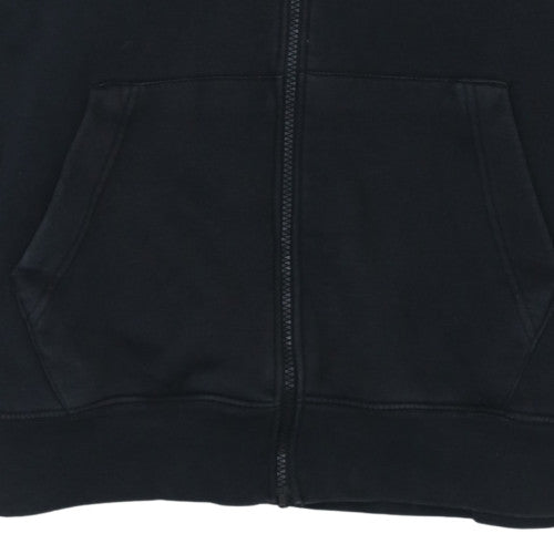 Mens UK Size M Nike Black Full Zip Hoodie
