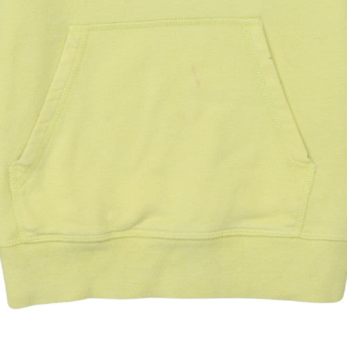 Womens UK Size S Champion Yellow Pullover Hoodie