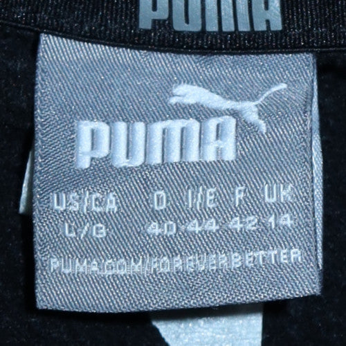 Womens UK Size L PUMA Black Pullover Hoodie