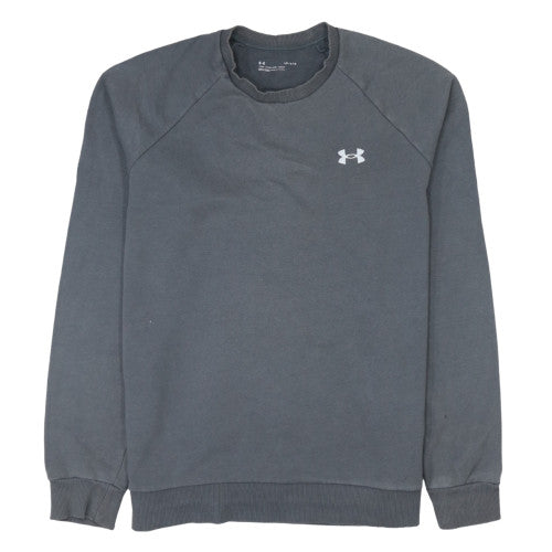 Mens UK Size L Under armour Grey Pullover Sweatshirt