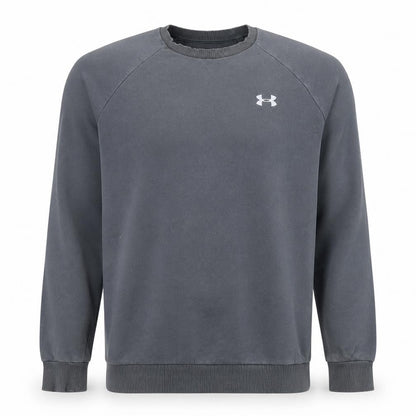 Mens UK Size L Under armour Grey Pullover Sweatshirt