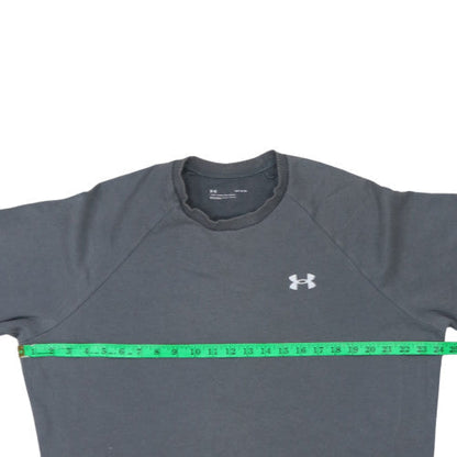 Mens UK Size L Under armour Grey Pullover Sweatshirt