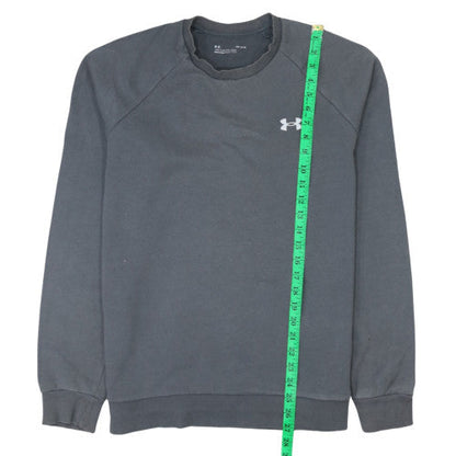 Mens UK Size L Under armour Grey Pullover Sweatshirt