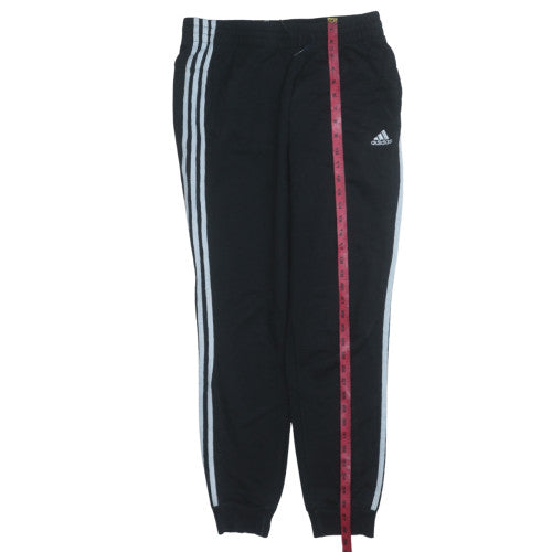 Mens UK Size M adidas Regular Fit Jogger Black Trousers