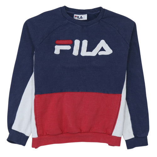 Womens UK Size M FILA Multicoloured Pullover Sweatshirt