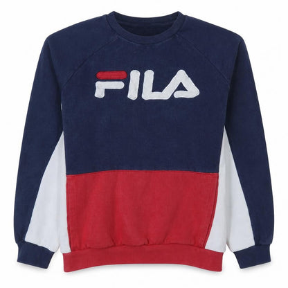 Womens UK Size M FILA Multicoloured Pullover Sweatshirt