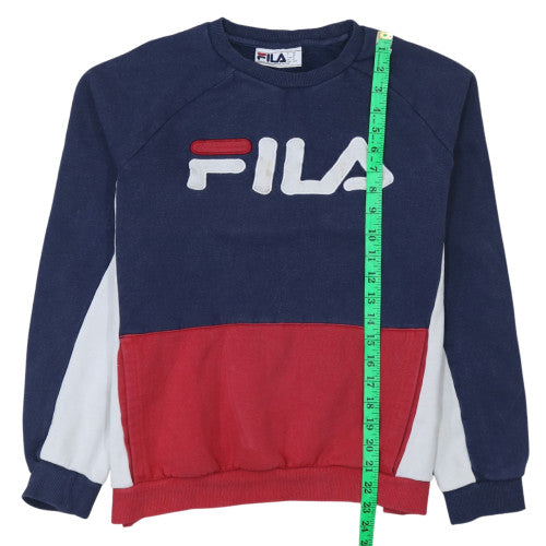 Womens UK Size M FILA Multicoloured Pullover Sweatshirt