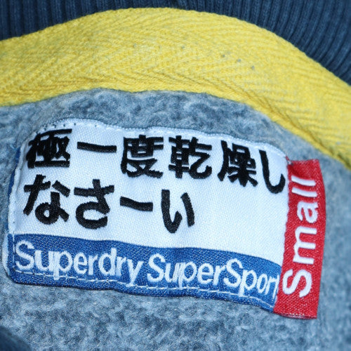 Womens UK Size S Superdry Blue Pullover Hoodie