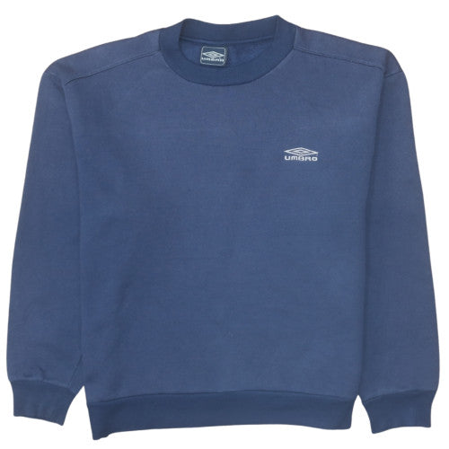 Mens UK Size L Umbro Blue Pullover Sweatshirt