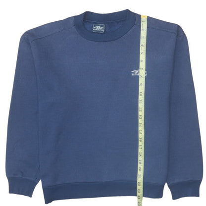 Mens UK Size L Umbro Blue Pullover Sweatshirt