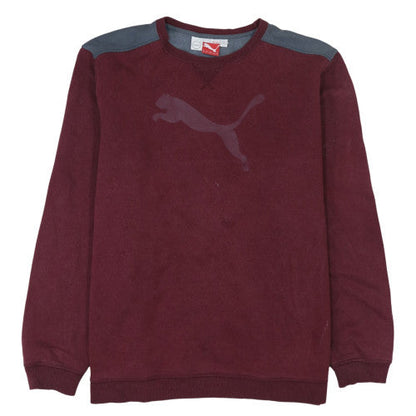 Mens UK Size 2XL PUMA Red Pullover Sweatshirt