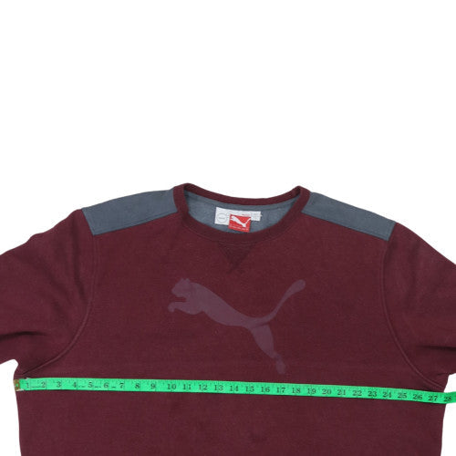 Mens UK Size 2XL PUMA Red Pullover Sweatshirt