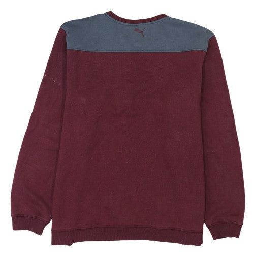 Mens UK Size 2XL PUMA Red Pullover Sweatshirt