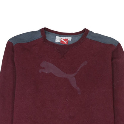 Mens UK Size 2XL PUMA Red Pullover Sweatshirt