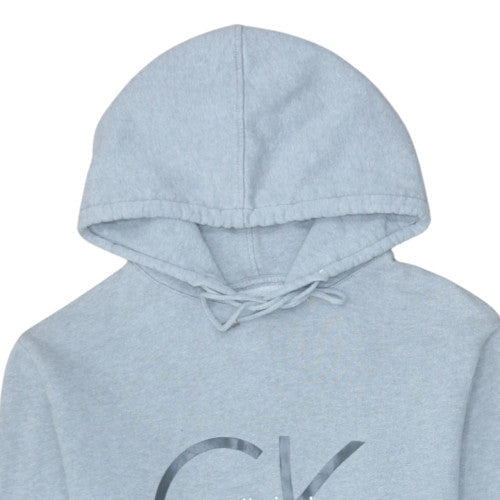 Mens UK Size S Calvin Klein Jeans Blue Pullover Hoodie