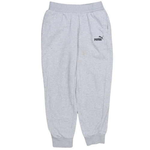 Womens UK Size M PUMA Regular Fit Sweatpants Grey Trousers