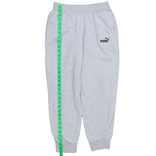 Womens UK Size M PUMA Regular Fit Sweatpants Grey Trousers