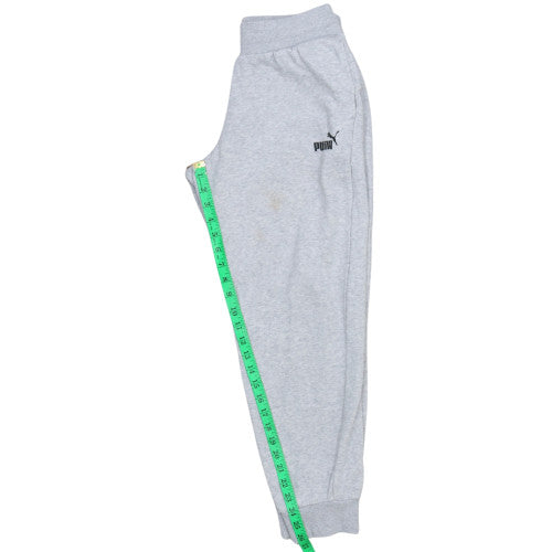 Womens UK Size M PUMA Regular Fit Sweatpants Grey Trousers