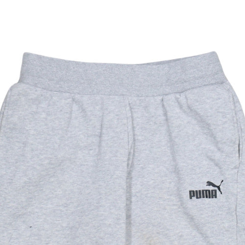 Womens UK Size M PUMA Regular Fit Sweatpants Grey Trousers