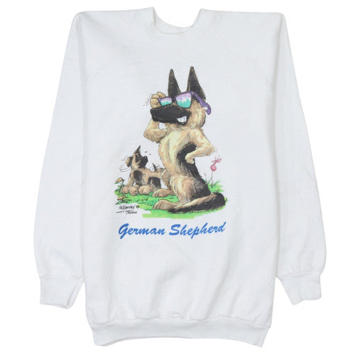 Womens UK Size XL Fruit of the Loom White Pullover Sweatshirt