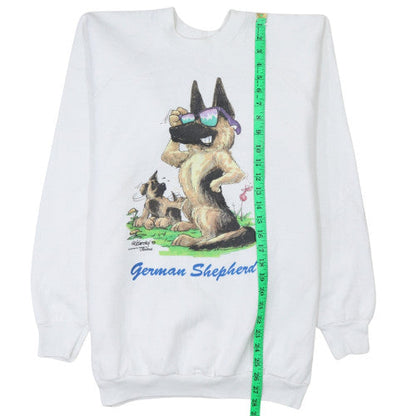 Womens UK Size XL Fruit of the Loom White Pullover Sweatshirt