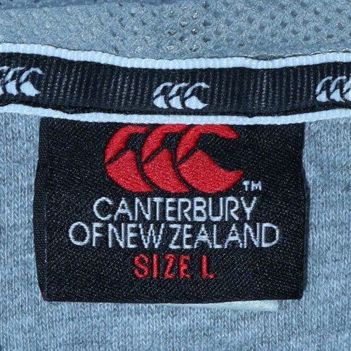 Mens UK Size L Canterbury of New Zealand Grey Pullover Hoodie