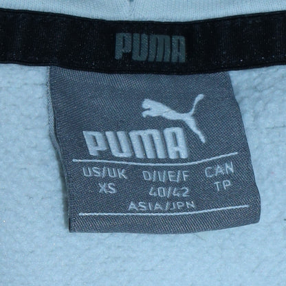 Womens UK Size XS PUMA White Pullover Hoodie