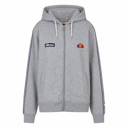 Womens UK Size 10 ellesse Grey Full Zip Hoodie