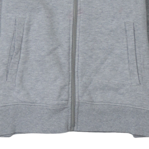 Womens UK Size 10 ellesse Grey Full Zip Hoodie