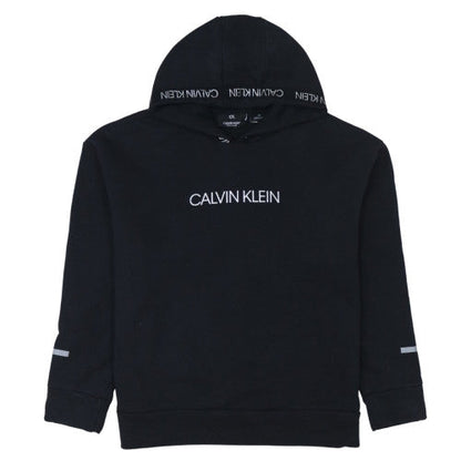 Womens UK Size S Calvin Klein Black Pullover Hoodie