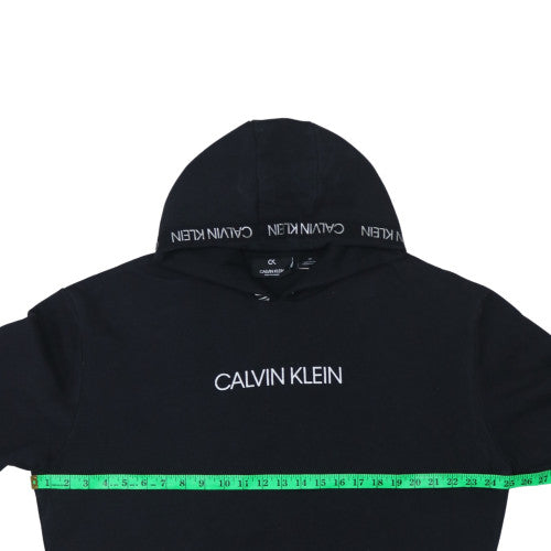 Womens UK Size S Calvin Klein Black Pullover Hoodie