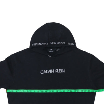 Womens UK Size S Calvin Klein Black Pullover Hoodie