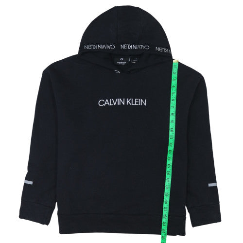 Womens UK Size S Calvin Klein Black Pullover Hoodie