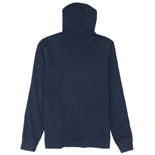 Mens UK Size M Emporio Armani Blue Full Zip Hoodie