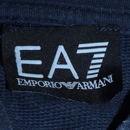 Mens UK Size M Emporio Armani Blue Full Zip Hoodie